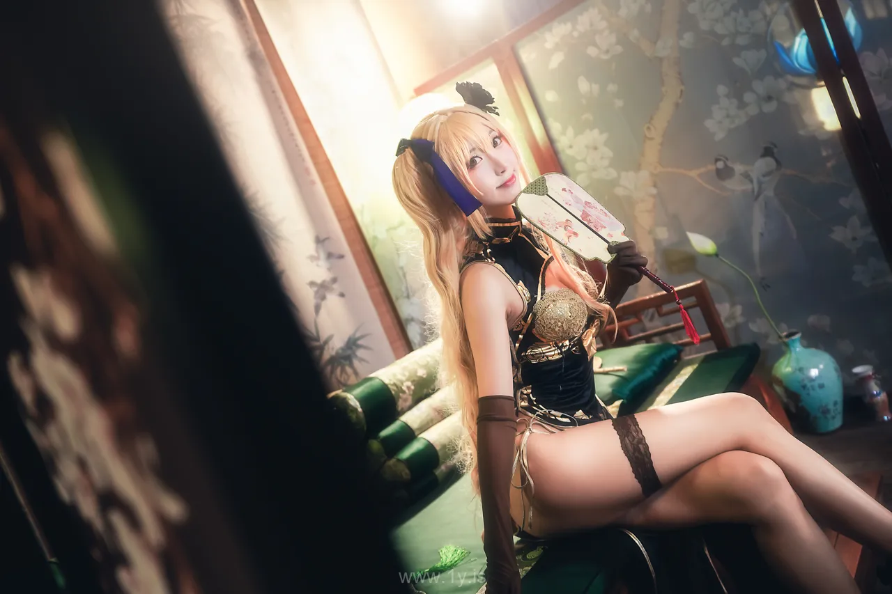 Coser@黑川 NO.018 Irresistible Asian Homebody Girl 金莲